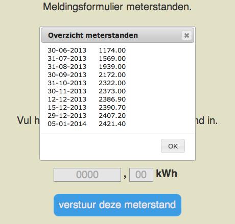 Heeft u een foutieve stand laten registreren, dan kunt u de 'foute' meterstand verwijderen door simpelweg een nieuwe stand door te geven.