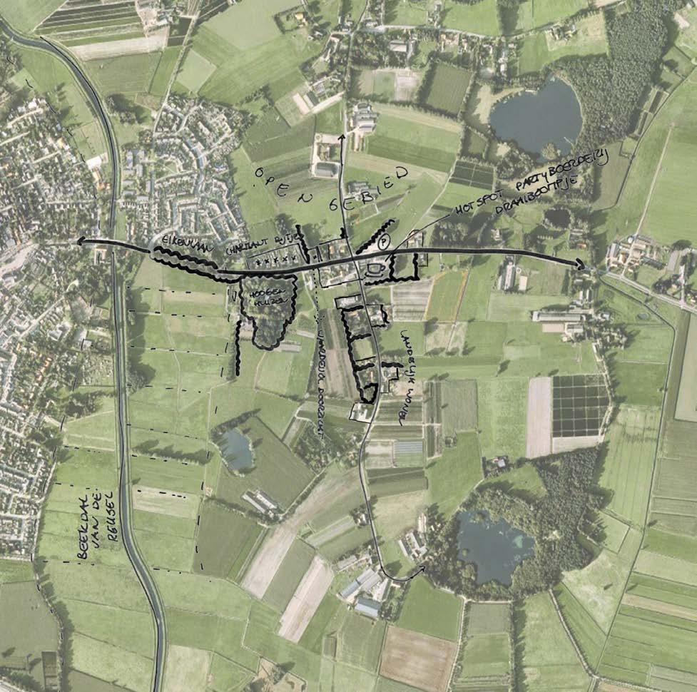 48 Bebouwingsconcentraties Buitengebied Oisterwijk Hiernaast: Karakteristieken van het gebied Rechter pagina boven: rond 1900 was er bij het Draaibompje nog weinig