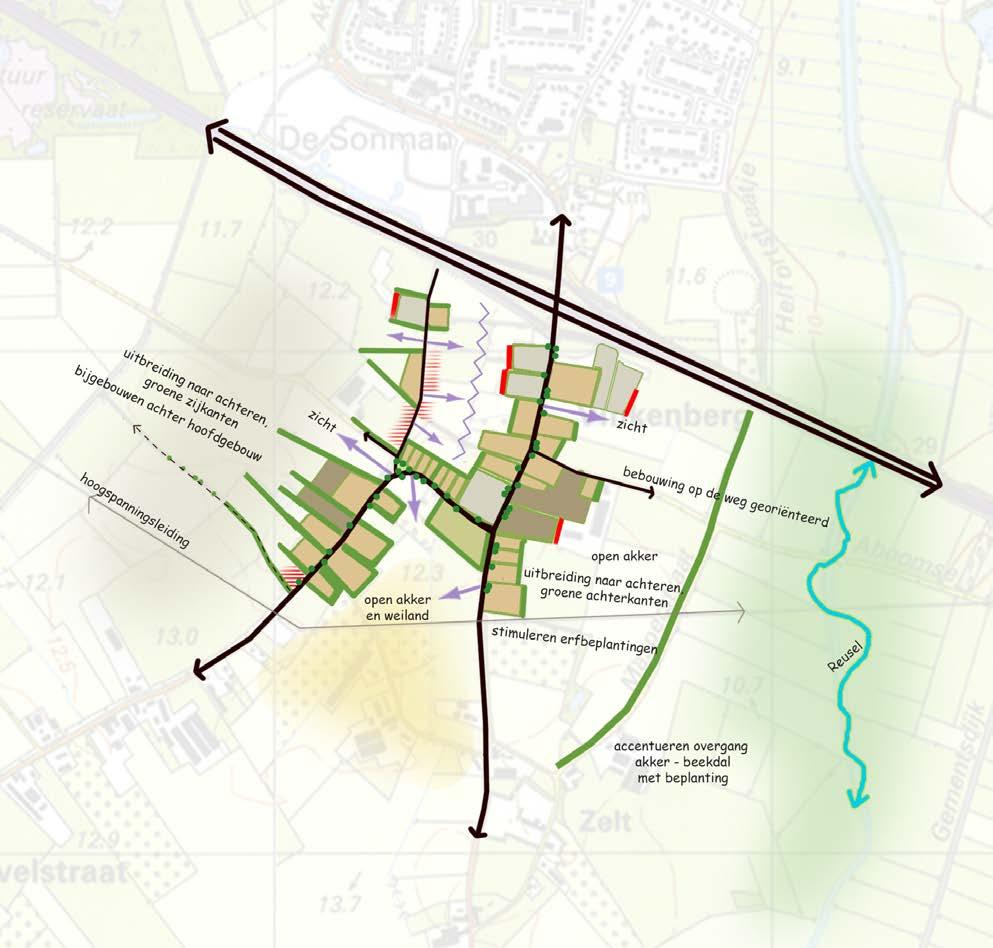 56 Bebouwingsconcentraties Buitengebied Oisterwijk Bebouwingsconcentratie Vinkenberg bestaat uit twee linten