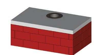 De hete rookgassen geven hun warmte af aan de massakachel, wat gebeurt met hoge temperaturen van ±900 C en hoger. De rookgassen die de schoorsteentrek op pijl houden bedragen slechts ±150 C.