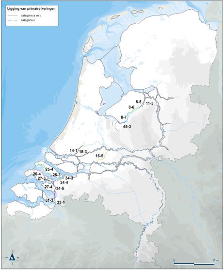 Heroverweging status c-keringen Bescherming tegen overstroming geregeld via de voordeur, tenzij kostenefficiënter om te behouden In sommige gevallen aangrenzende water status buitenwater gekregen