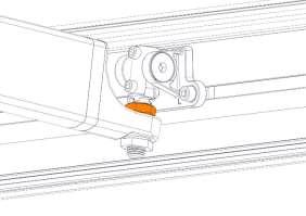 4.1.2.2 Hoogte van de voorlijst instellen De hoogte van de voorlijst is instelbaar. Het instellen van de hoogte van de voorlijst kan nodig zijn om de voorlijst netjes in de cassette te laten sluiten.