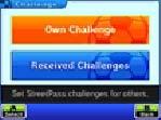 28 Uitdagingen Challenges (StreetPass) Kies CONNECT in het titelscherm, laad je opgeslagen spel en kies CHALLENGE (uitdaging) om gegevens over de teams van andere spelers te ontvangen en wedstrijden