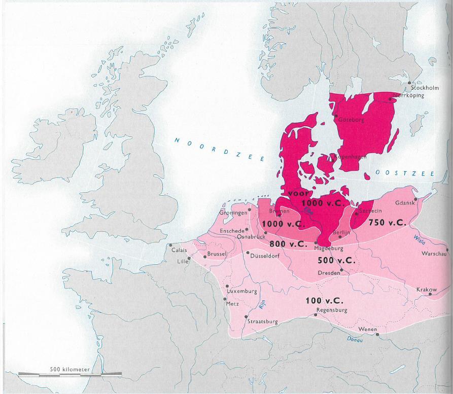 Germaans Dochtertaal ('dialect') van het Indo-Europees 2000 v.chr 