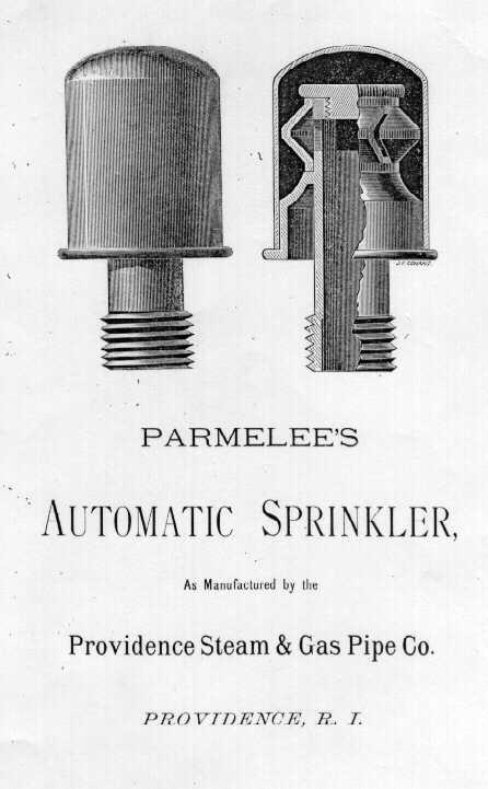 Historie Sprinklervoorschriften Eerste automatisch