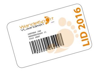 Je lidkaart Onze club is aangesloten bij de federatie Wandelsport Vlaanderen vzw (WSVL) met als aansluitingsnummer: 4025.