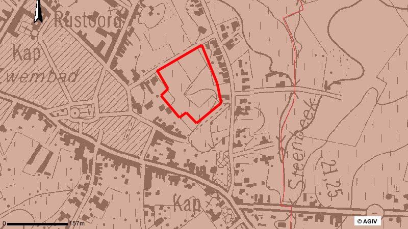 Fig. 5: Hydrografie (http://geo-vlaanderen.agiv.be/geo-vlaanderen/vha) 3..3 Bodem Het gebied is gelegen in de Zandstreek.