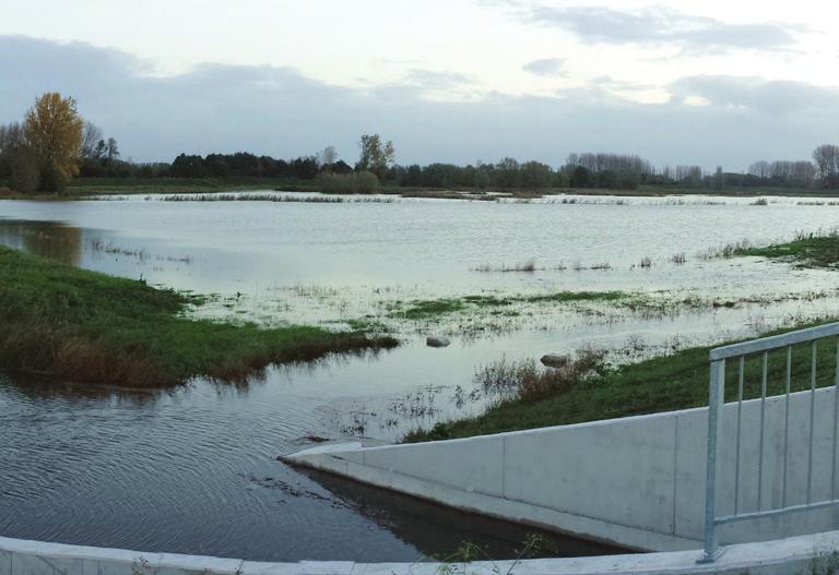 Ze liggen een flink stuk land inwaarts, maar toch voelen ze de getijden: twee keer per dag gaat het waterpeil lichtjes op en neer. Ook binnenstromend regenwater heeft een invloed op dat peil.