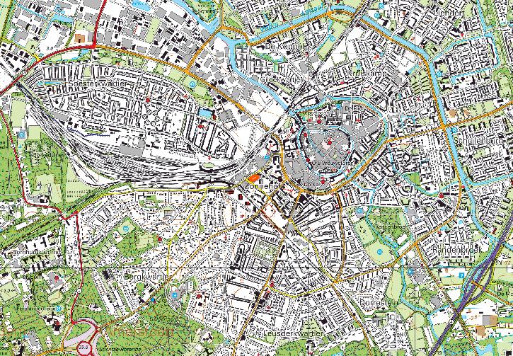 2 GEBIEDSBESCHRIJVING 2.1 Huidig gebruik onderzoekslocatie en omgeving De onderzoekslocatie (± 2.000 m²) ligt aan de Stationsstraat (ong.