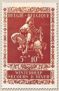 612 - Sint-Maarten III (vervolg) Uitgiftedatum: 12/11/1942 Vijfde Winterhulpuitgifte.