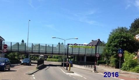 Bij 21 de Brandersweg zien we het, in de begin 60er jaren aangelegde, viaduct waar de van