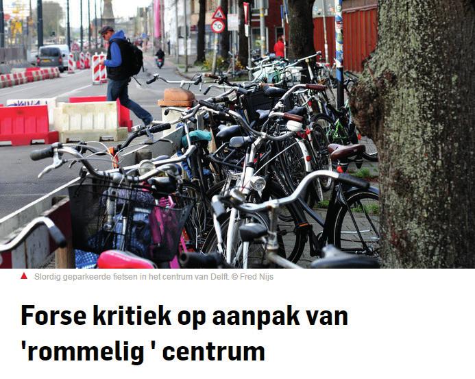 Fietsparkeren Delft 1.1 Context Delft kijkt weer vooruit. Er is ruimte voor investeringen, ook voor de langere termijn.