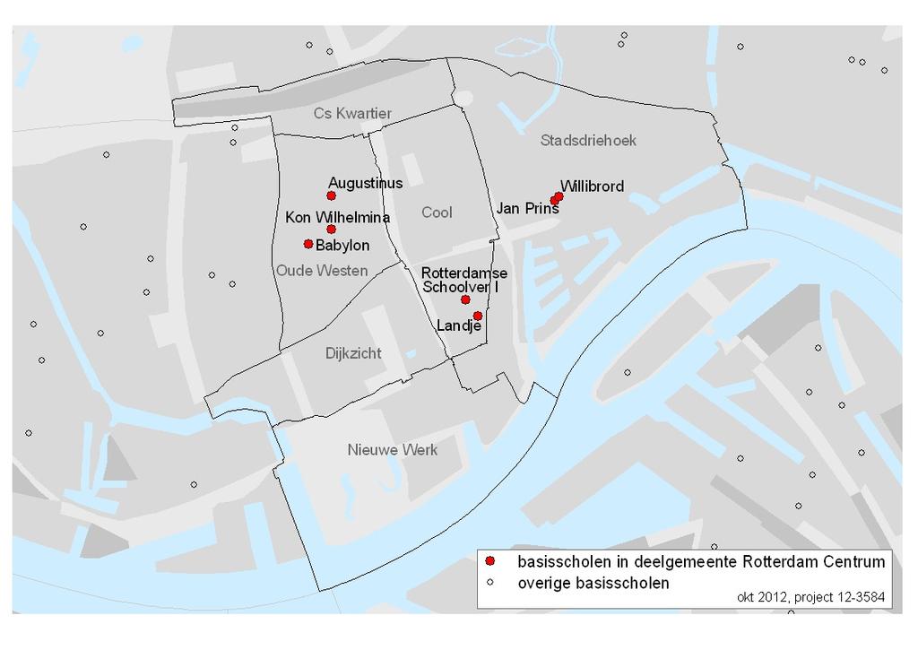 3.1 Rotterdam Centrum Deelgemeente Rotterdam Centrum telt zeven basisscholen, verdeeld over drie buurten.
