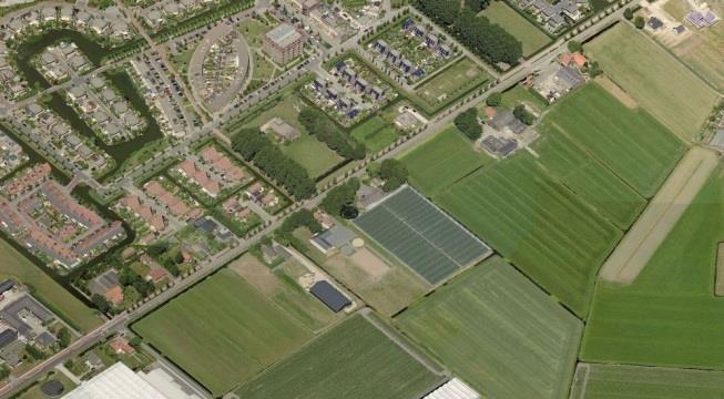 16 Asymmetrisch lint Locatie Jan Glijnisweg ten zuidoosten van t Kruis. Karakter Dit deel van de Jan Glijnisweg markeert de rand van het stedelijke gebied van Heerhugowaard.