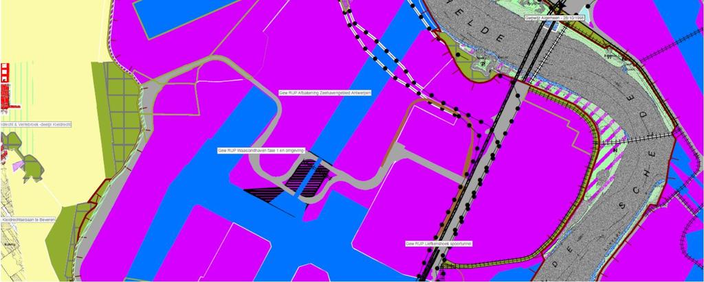 Daarnaast is de ontwikkeling, het herstel en de instandhouding van tijdelijke ecologische infrastructuur toegelaten. In het gebied zijn eveneens gebouwen of lokalen voor bewakingspersoneel toegelaten.