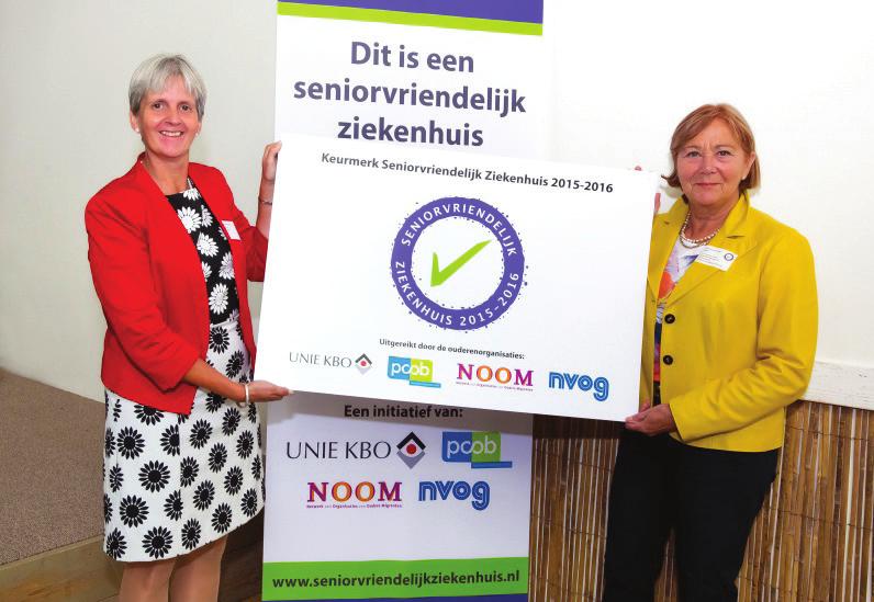 Nora van der Meer-Meert, rechts op de foto en lid van de Cliëntenraad van ZorgSaam, is nauw betrokken bij de focus op seniorvriendelijkheid.