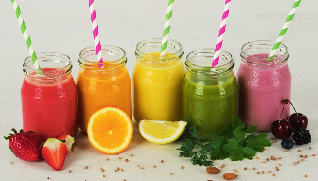 TIPS: Voor een iets dikkere smoothie meer bevroren ingrediënten toevoegen (bevroren fruit of ijsblokjes). De smoothie is dan heerlijk koel en bijzonder crèmig.