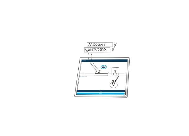 Stap 3 - Controleren van je account/wachtwoord Ga door met je VECOZO-certificaat Installeer je VECOZO-certificaat in je browser van je laptop of PC.