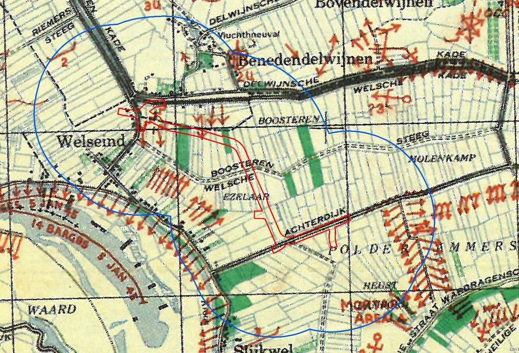 2.5 The National Archives Londen/Stafkaarten Stafkaarten Bij de afdeling GEO-informatie van het kadaster te Zwolle hebben wij een geallieerde stafkaart uit 1944 besteld.