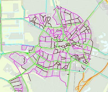 Pagina 10 Figuur 4.1: Wegennetwerk Figuur 4.2: Toegedeeld wegennetwerk 4.