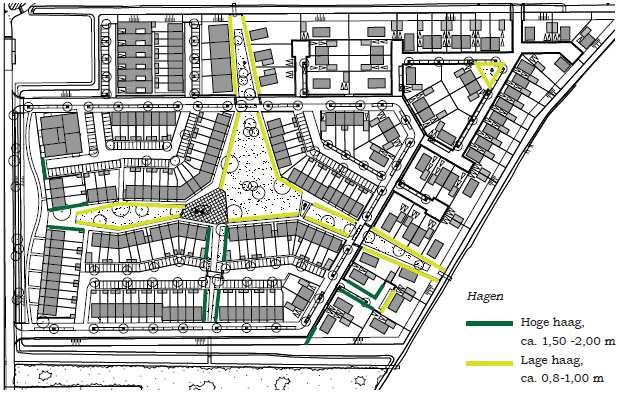 3.4 Erfafscheiding In Vinkeveld grenzen de woningen op verschillende plekken met hun achter- of zijtuin aan de openbare ruimte.