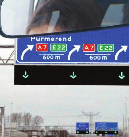 In de praktijk: aanbodmaatregel Doelgroep: forenzen en transporteurs Spitsstroken op A7 en A8 in