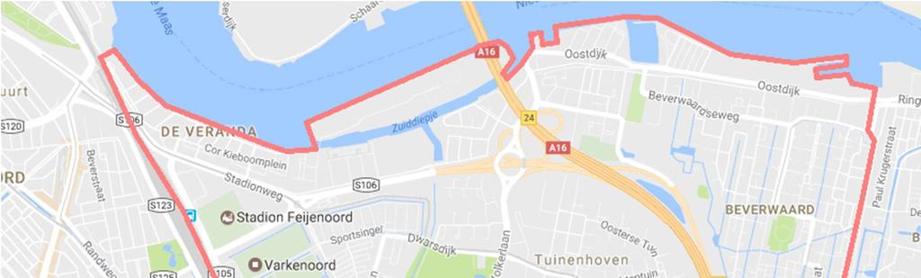 3. Gebied IJsselmonde 3.1 Algemeen IJsselmonde is met een inwonertal van ruim 58.000 en een oppervlakte van ca. 13 km² in omvang het vijfde gebied van Rotterdam.