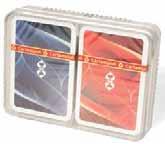 1 bridge scorekaart) Ft 56 x 87 mm Geassorteerde kleuren: blauw en rood 8027101