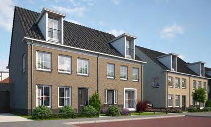 Doordat er tussen de individuele woningen voldoende variëteit zit in zowel kleur,