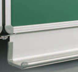 Standaardkleuren Standaard uitvoering De frontpanelen van de schoolborden worden standaard uitgevoerd in decor grijs 20.