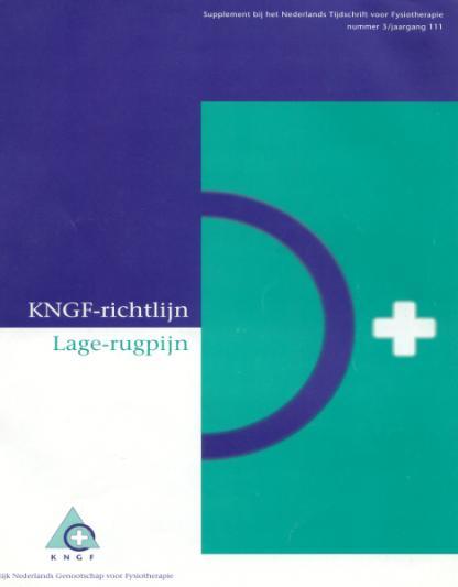 KNGF-richtlijn Fysiotherapuetische Verslaglegging