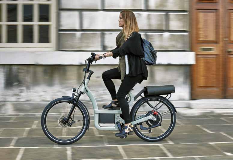 Zeer comfortabele e-bike mede door