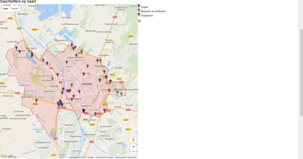 7. Diversen In dit hoofdstuk: gegevens over verkeersslachtoffers de dieren in onze