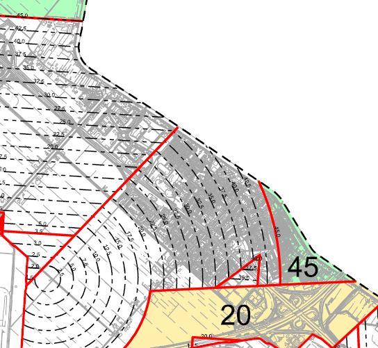 Binnen een geluidssloopzone zijn geen gebouwen toegestaan behoudens bestaand gebruik van gebouwen met een kantoorfunctie of van bedrijven en gebouwen waarvoor een verklaring van geen bezwaar is