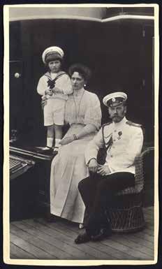 Aleksej met zijn ouders op het jacht Sjtandart, 1908 09 210 Tsaar