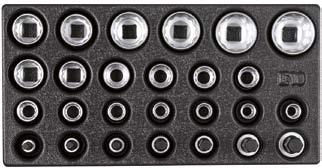 30 32 mm Dopsleutel-schroevendraaiers 1/2" binnenzeskant 6 7 8 9 10 12 14 mm Code Nr. B D 0 1929054 2020.96 157,5 310 1,700 2020.