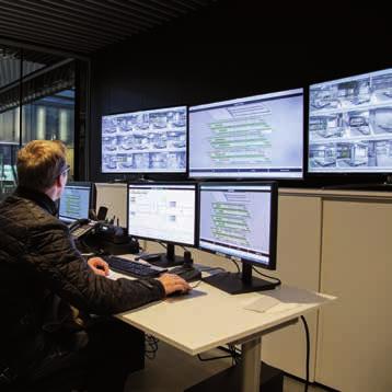 LÖDIGE SERVICE Parkeersysteem CUBILE, Controle kamer DOKK1 Aarhus Mathias