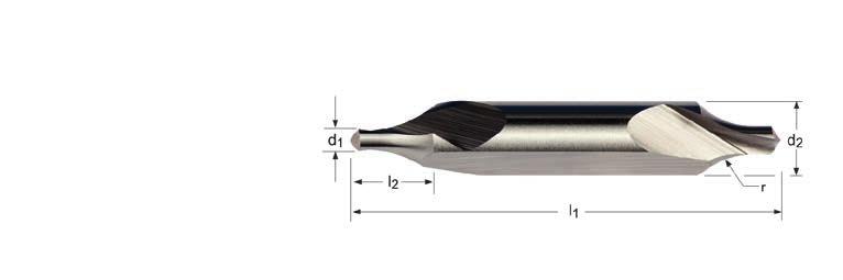 A238 Centerboren radius uitvoering Schacht met spanvlak A238 A238 A238 Ø decimal Inch l 2 max/min l 1 r max/min d 2 Ø d 4 max/min 1.60-8.00 1.60 0.0630 4.7-4.2 35 5.00-4.00 4.00 3.25-3.15 A2381.6X4.