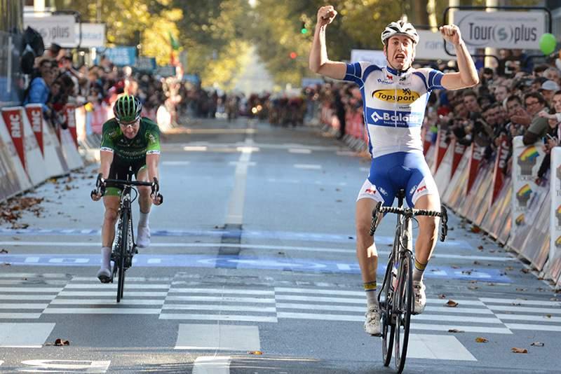 foto TDWsport.com Yves Lampaert neemt afscheid met 2 overwinningen 10 oktober 2014 - Oostrozebeke en Zwevezele (Bel.