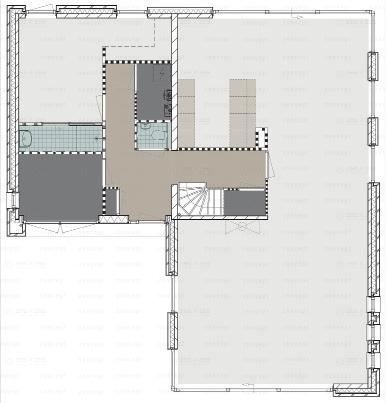 Variant 4 Comfort - Slaapkamer op de begane grond met badkamer ensuite uitgevoerd connform afbouwpakket zilver en ruimte voor een kastenwand - Riante woonkeuken met schiereiland - Extra verlichting