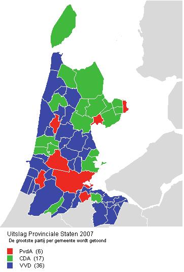 65 Provinciale Staten 2007 Provincie Noord-Holland Gemeente Amstelveen % absoluut Kiesgerechtigden: 56926 Opkomst: 53.15 30254 Geldige stemmen: 52.96 30146 Blanco/ongeldig: 0.36 108 VVD 27.