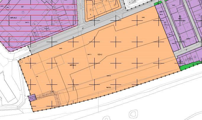 stedenbouwkundig plan duinpark aan zijde spoor wonen aan westzijde gebied met