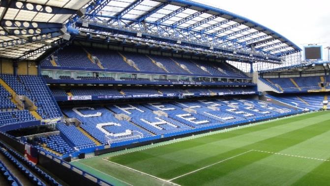 Dichtstbijzijnde metrostop: Arsenal Chelsea Stamford Bridge 42.