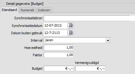 15.15 Budgetobject In een budgetobject worden per tijdseenheid de maximaal beschikbare middelen vastgelegd voor het vervangen en/of onderhouden van bedrijfsmiddelen.