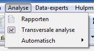 12.2 Rapportgenerator Open het project waarvan u een rapport wilt genereren.