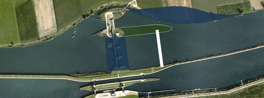 Vervangingsopgave Natte Kunstwerken (VONK) Stuwen Maas breed is en de stuw met 112 meter een stuk smaller is.
