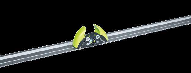 geschikt als nadensnijder Messen in de hoogte verstelbaar (0 15mm) Handzame ergonomische vorm Anti-slip rail (1,40 m) Mogelijk de rail
