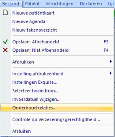 1 Werken met ZrgMail en Exquise Belangrijk: per werkplek zal ZrgMail ingesteld meten zijn m vanaf iedere werkplek te kunnen werken via ZrgMail. Zie paragraaf 1.