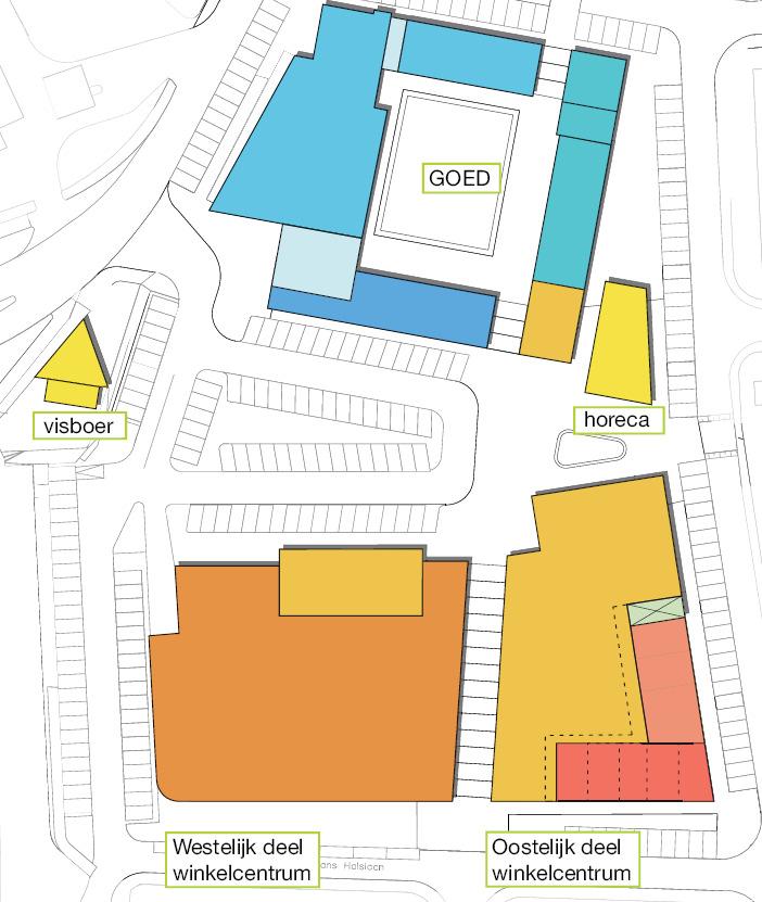 de toevoeging van 206 nieuwe parkeerplaatsen in het centrumgebied 3. Met de ontwikkeling van een supermarkt van 1.900 m² bvo is sprake van een moderne en complete full-service supermarkt.