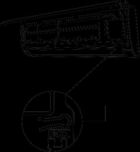 Manual Operation (Without Remote) Handmatig gebruik (zonder afstandsbediening) 2 Het apparaat gebruiken zonder afstandsbediening.